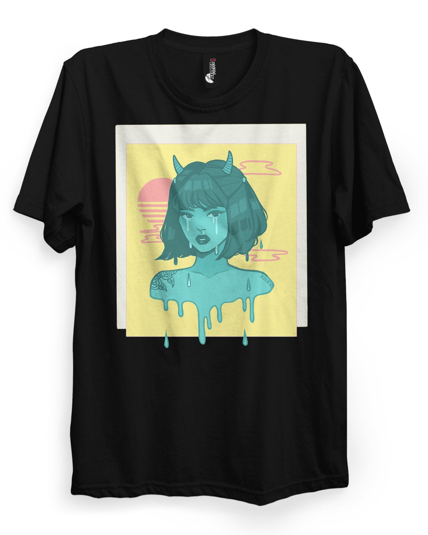 Crybaby - Pastel T-Shirt - Dark Aesthetics and Anime Clothing Streetwear